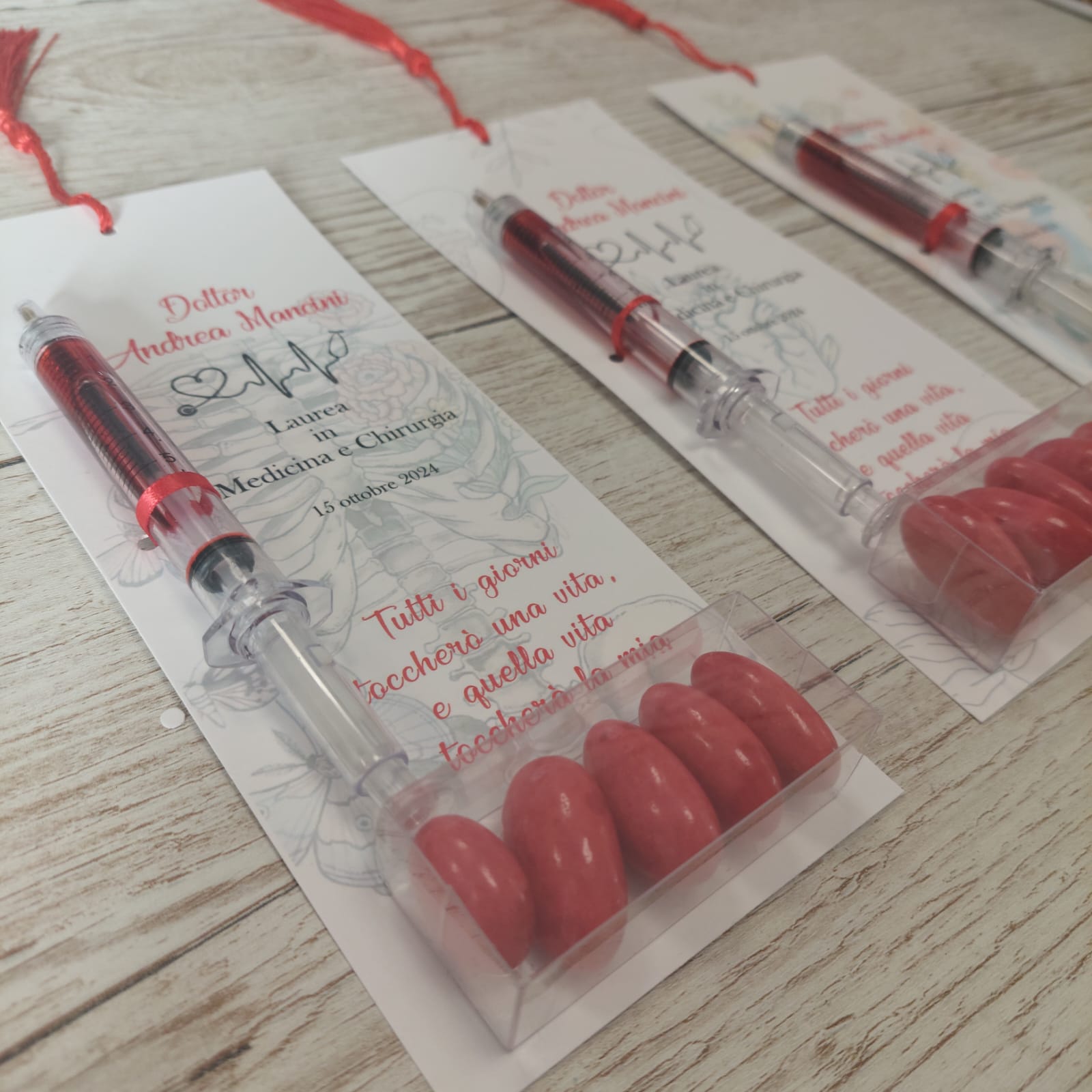 50 Penne A Forma Di Siringa - Con Effetto Sangue, Ideali Per Scherzi O Feste A Tema - Foto 12